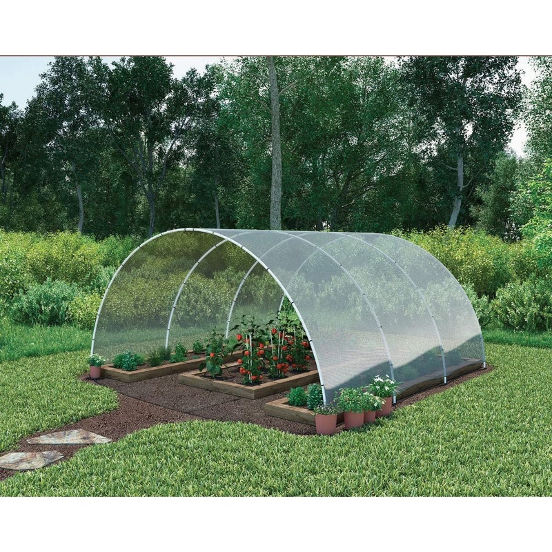 Coolaroo 50% UV Block Garden Shade Cloth for Plants - Tear-Resistant Breathable Shade Fabric for Greenhouses, Seedlings & Early Growth, 6ftx15ft Roll, White - Image 2